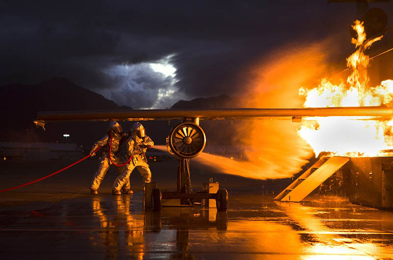 Equipo bombero Aeroportuario Trajes NFPA para bombero Aproximación